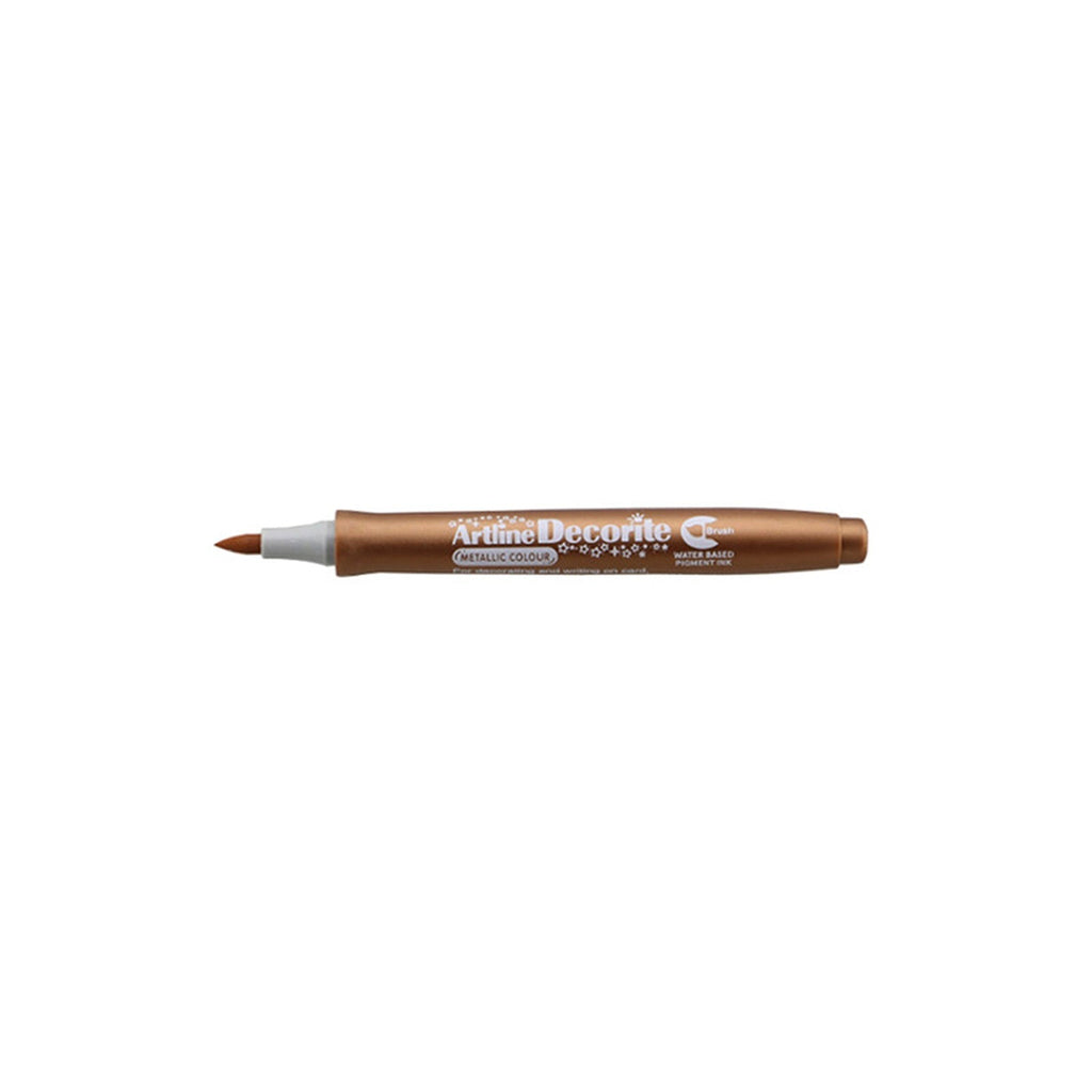 Artline Decorite Markers | Brush Style Marker Pen - Bronze