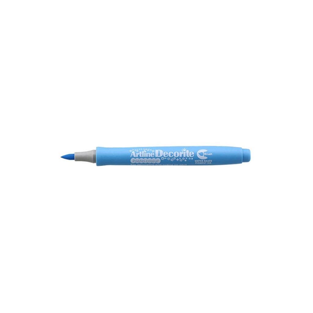 Artline Decorite Markers | Brush Style Marker Pen - Pastel Blue