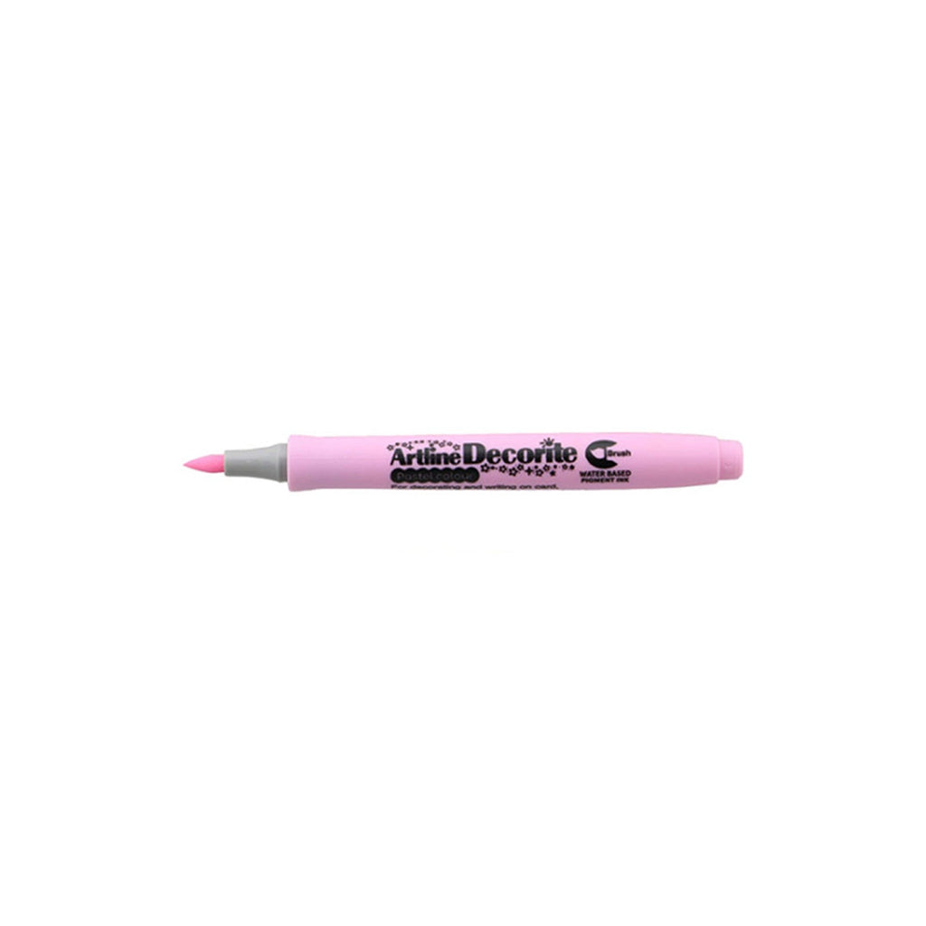 Artline Decorite Markers | Brush Style Marker Pen - Pastel Pink