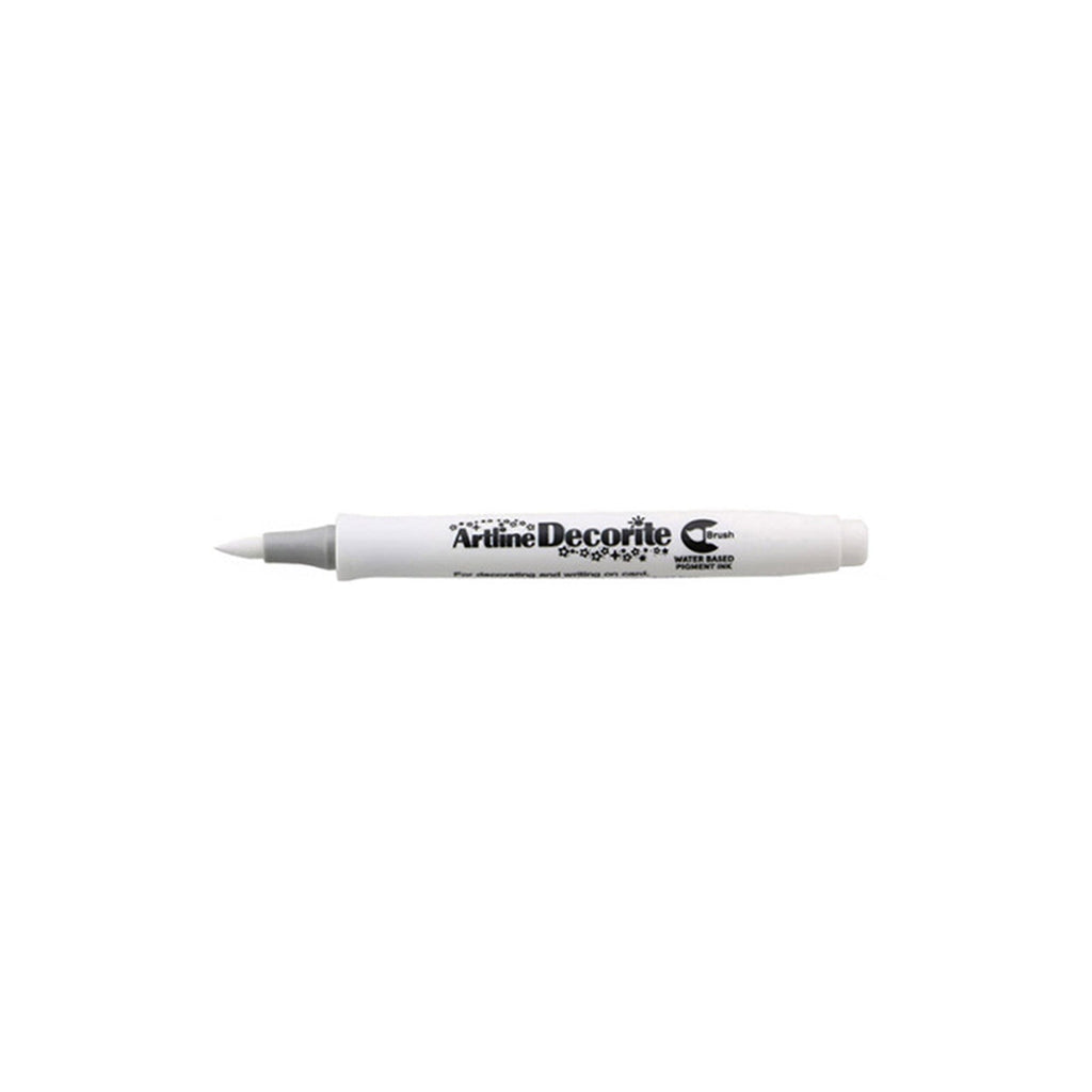 Artline Decorite Markers | Brush Style Marker Pen - White