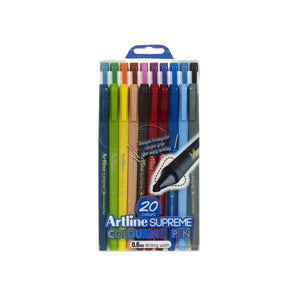 Artline Supreme EPFS-210 | 0.6mm Nib | 20 Pens