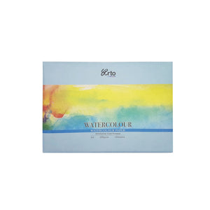 Arto 25% Cotton Cold Pressed | 24 Sheets 200gsm A4 Watercolour Painting Paper