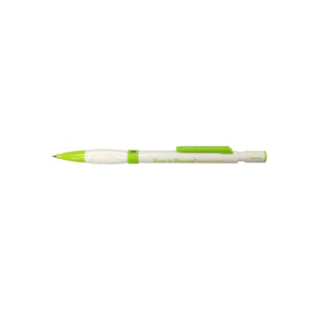 G'Soft Exam and Drawing Mechanical Pencil | White.Green