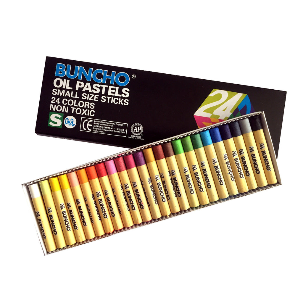 Buncho 24 Colour Oil Pastels Colors | Art Crayon