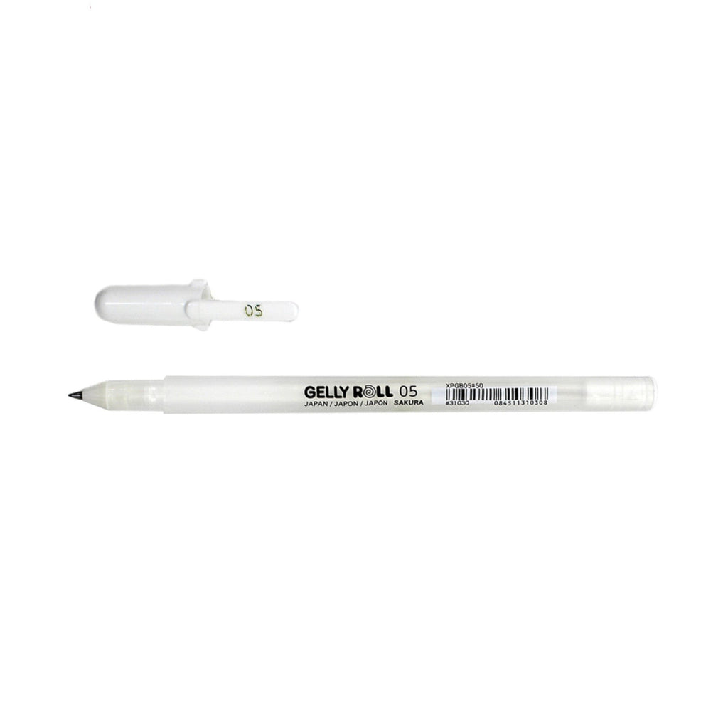 Sakura Gelly Roll Classic White Gel Ink Pen | Fine 05
