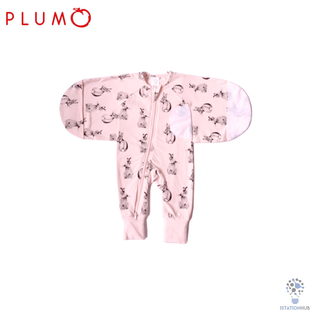 Plum Australia Swaddle Suit 1.0 Tog - Pink Bunny