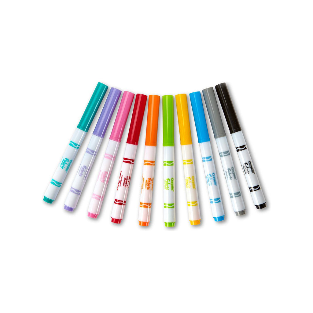 Crayola Fabric Markers | 10 Nontoxic Fine Line Markers