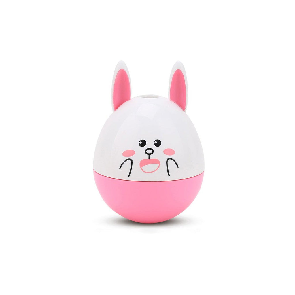 Tumbler Pencil Sharpener and Paperweight | Pink Bunny