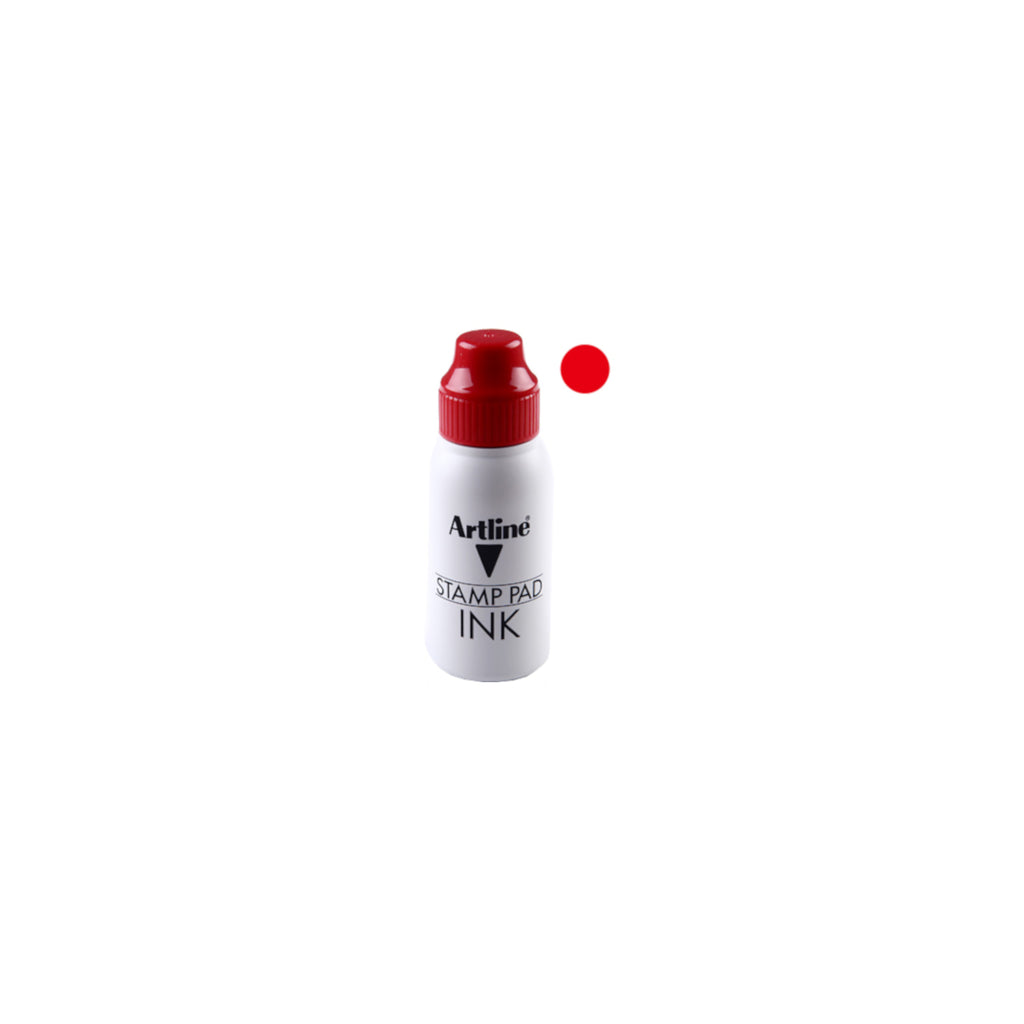 Artline Stamp Pad Ink Refill 50ml | Red