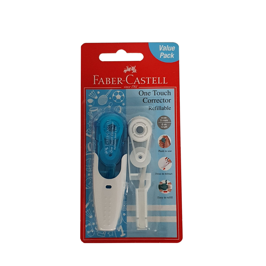 Faber Castell One Touch Corrector - Refillable - bLUE