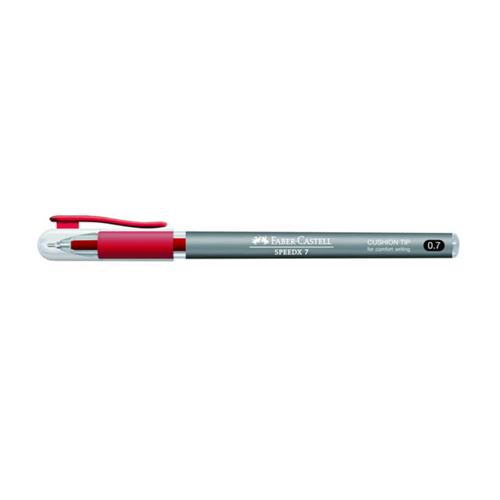 Faber Castell SpeedX Ballpoint Pen 0.7mm | Red