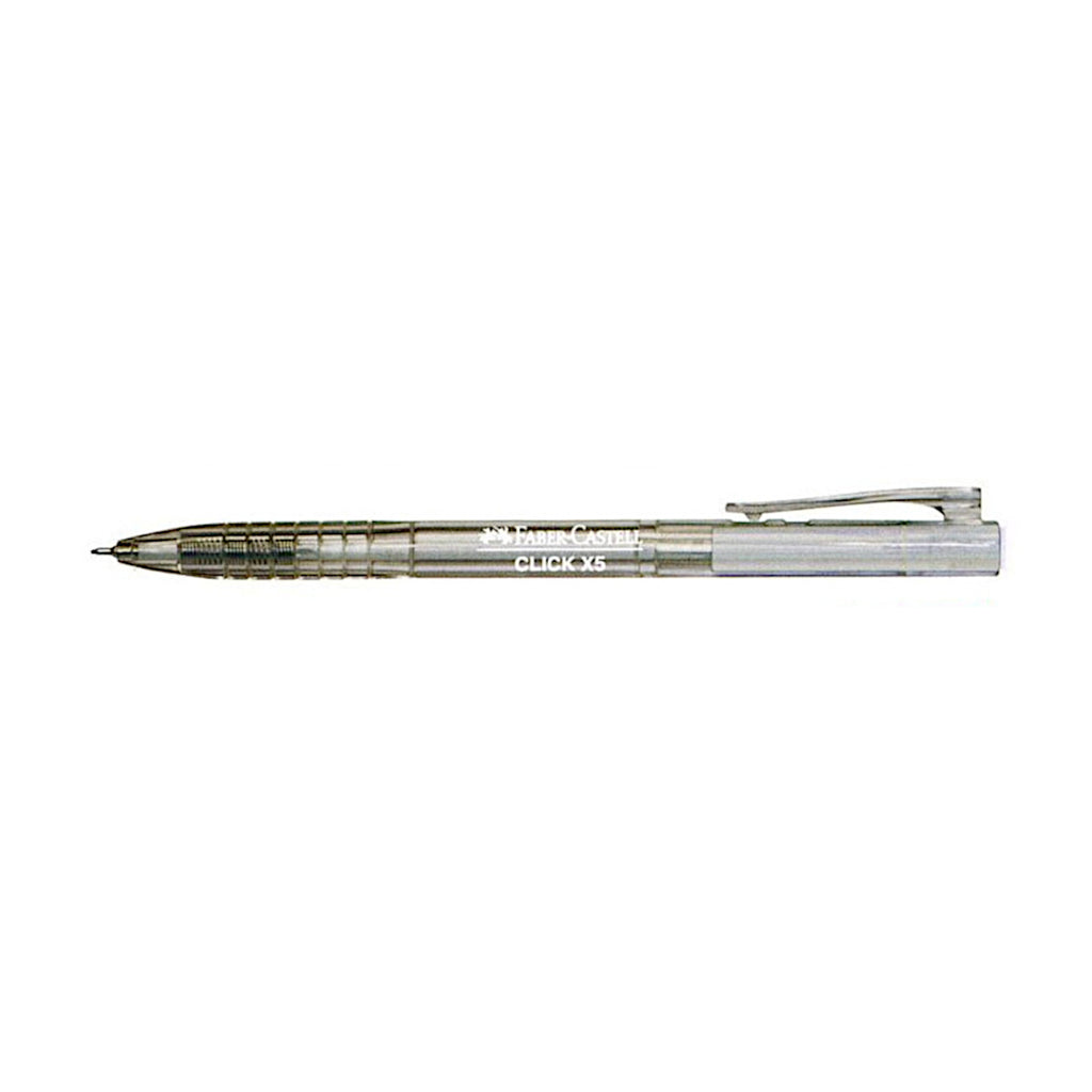 Faber Castell Click X5 | Retractable Ball Point Pen | 0.5mm - Black