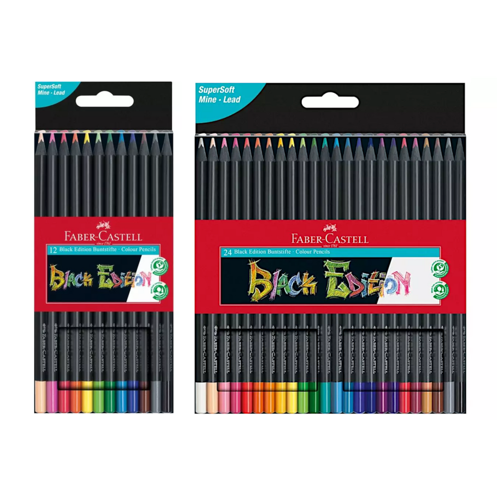 Faber Castell Black Edition Triangular Grip Colour Pencils