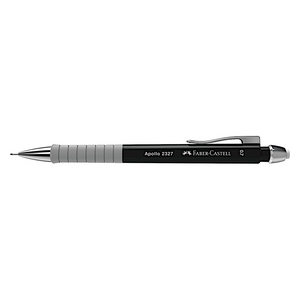 Faber Castell Apollo Mechanical Pencil | Triangular Grip 0.7mm - Black