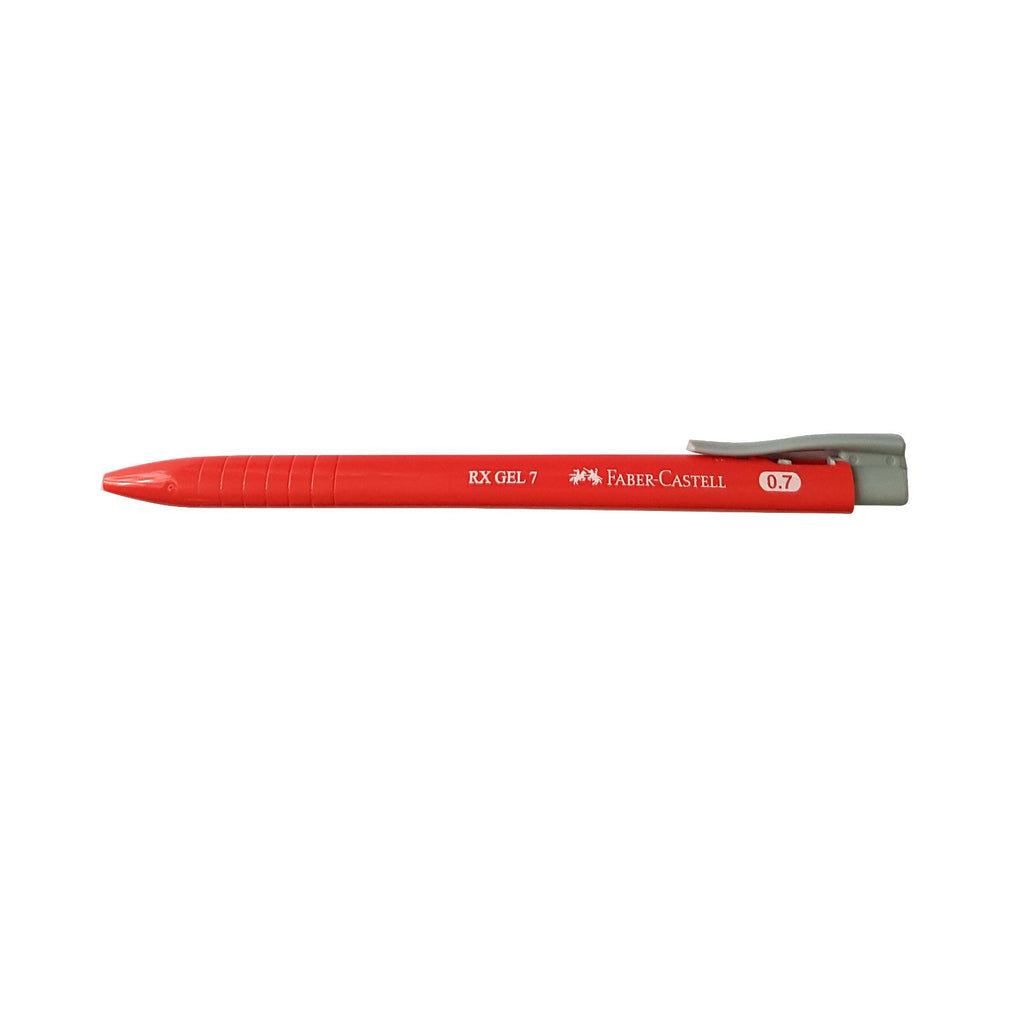 Faber Castell RX7 Gel Ink | 0.7mm Pen - Red