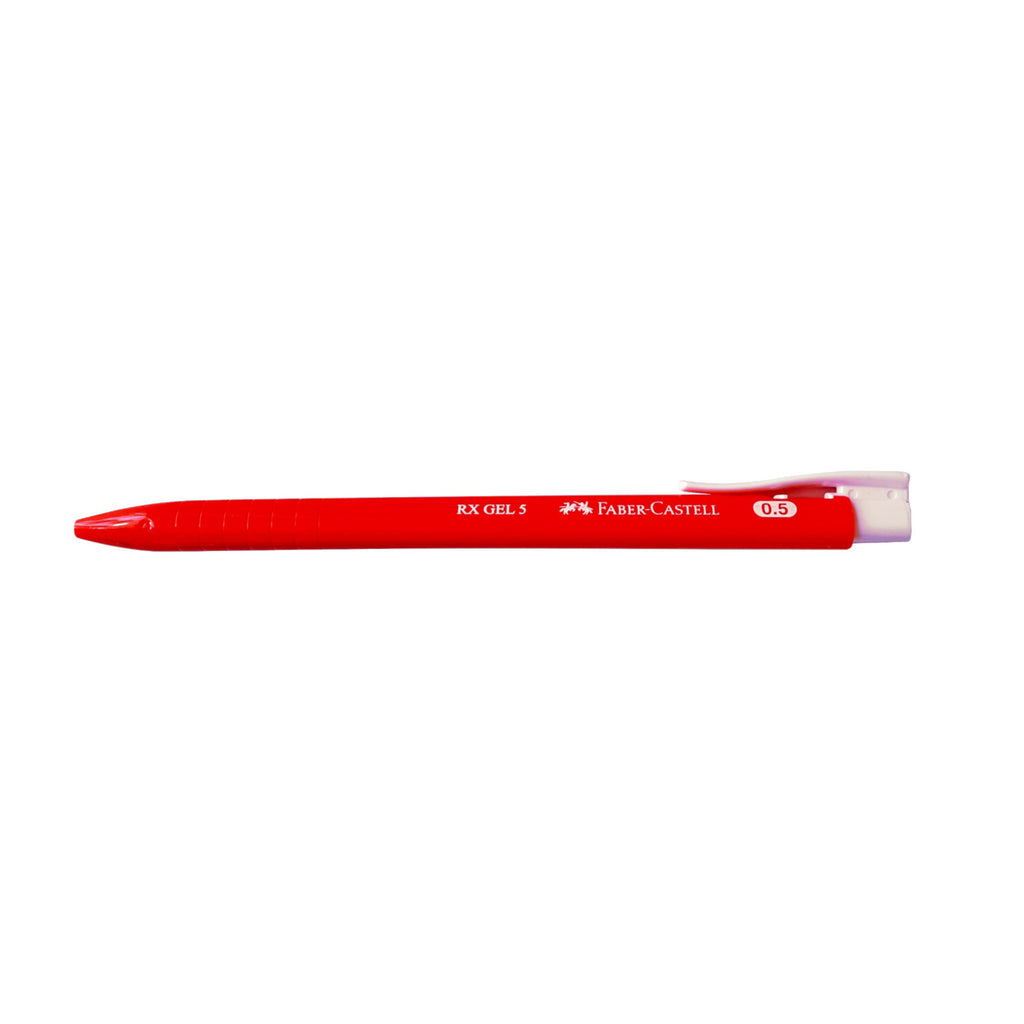 Faber Castell RX5 Gel Ink | 0.5mm Pen - Red