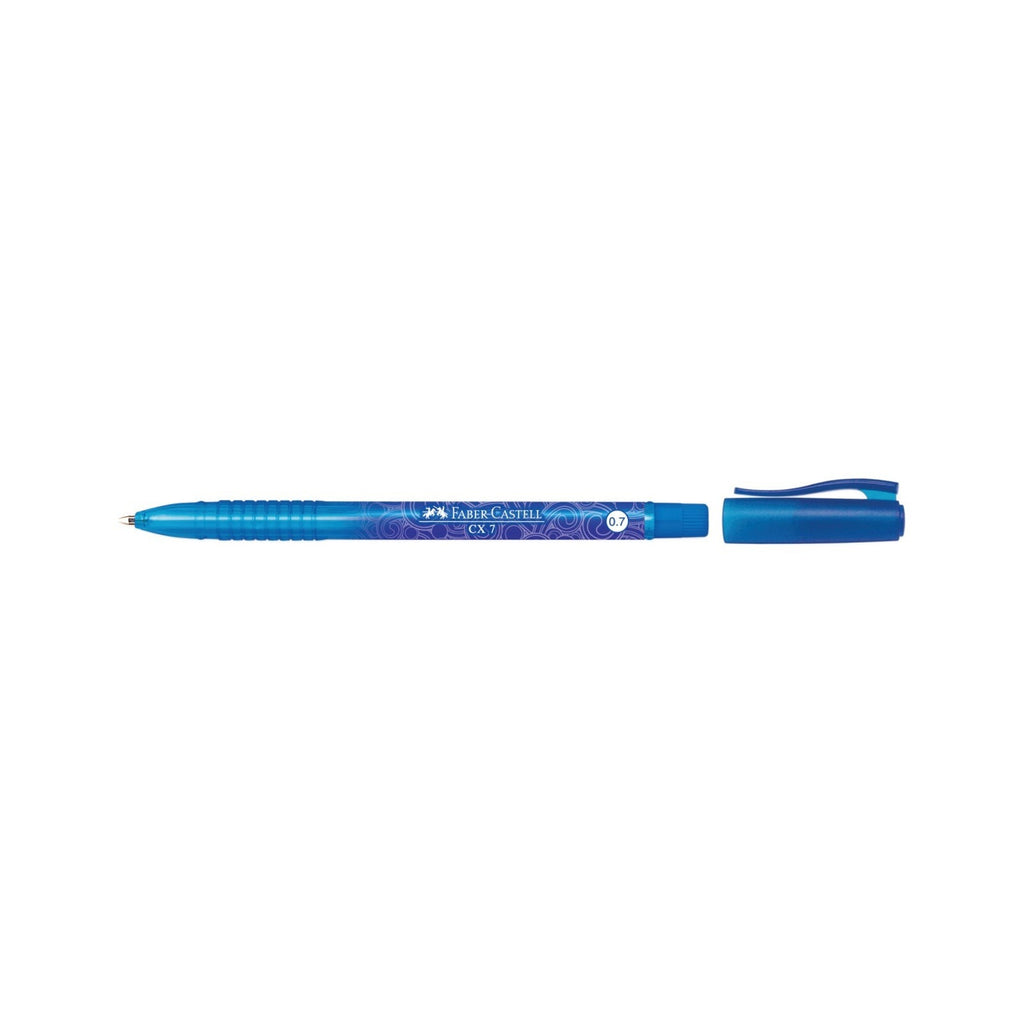 Faber Castell CX7 Smooth Ballpoint Pen 0.7mm | Blue