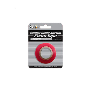Grabbit Double Sided Acrylic Foam Tape - 1 Roll | 12mmx1m
