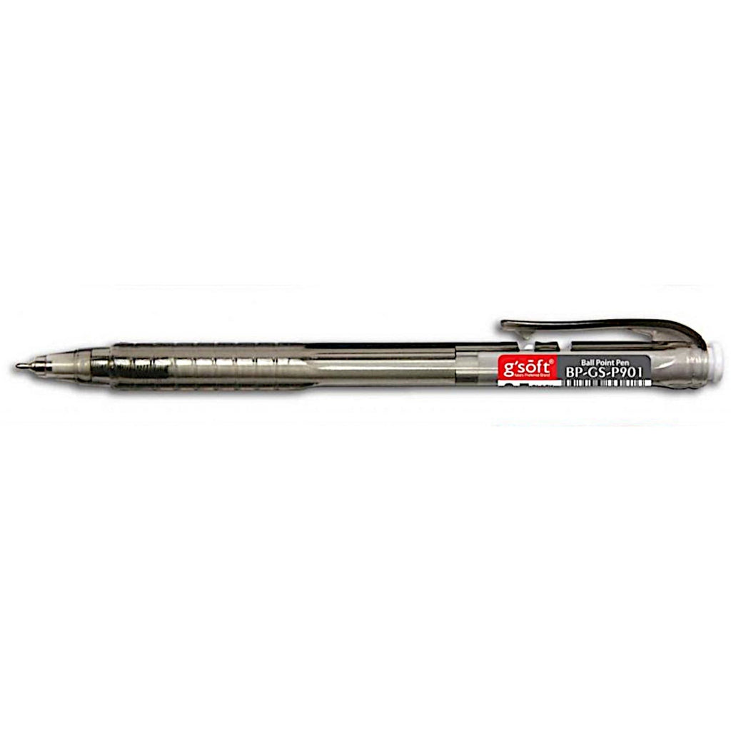 G'Soft P901 Retractable Ball Pen | Needle Tip 0.5mm - Black