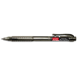 G'Soft P901 Retractable Ball Pen | Needle Tip 0.7mm - Black