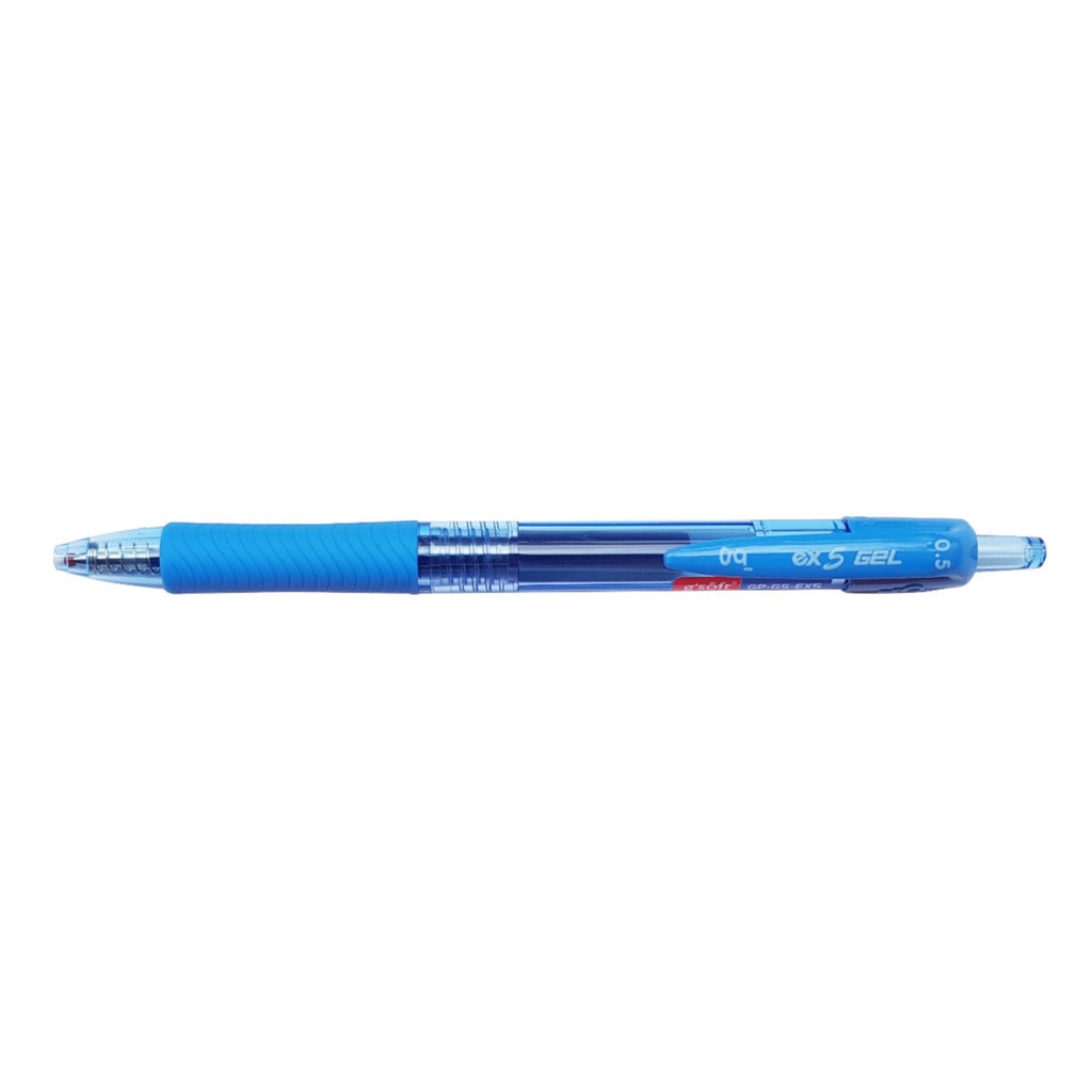 G'Soft EX5 Retractable Gel Ink Pen | 0.5mm - Blue