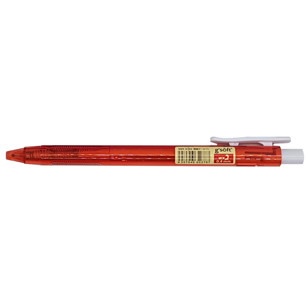 G'Soft Writemate WX2 Safe Click | Nano Tip 0.4mm - Red