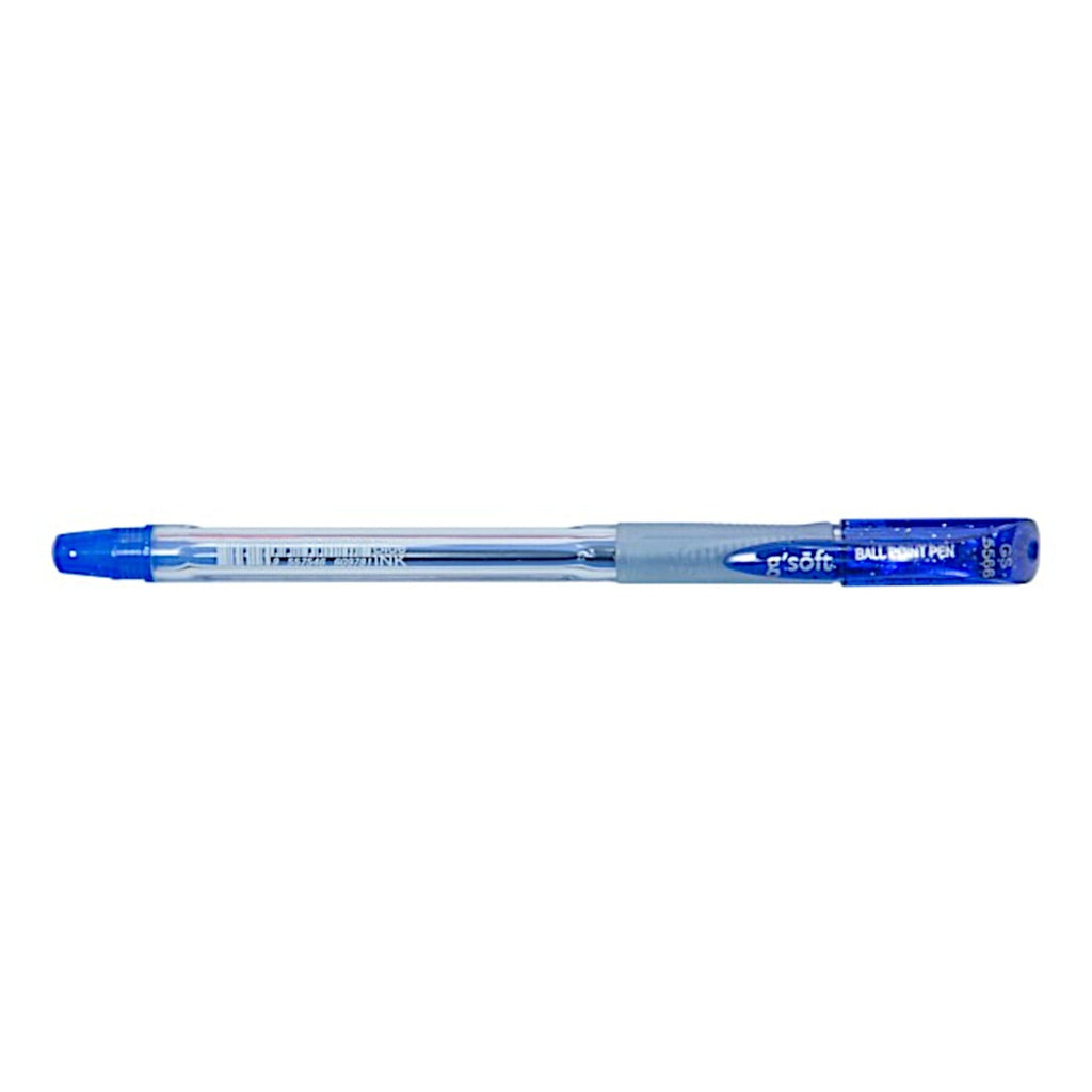 G'Soft 5566 Semi Gel Ball Pen | 0.6mm Bullet Tip - Blue