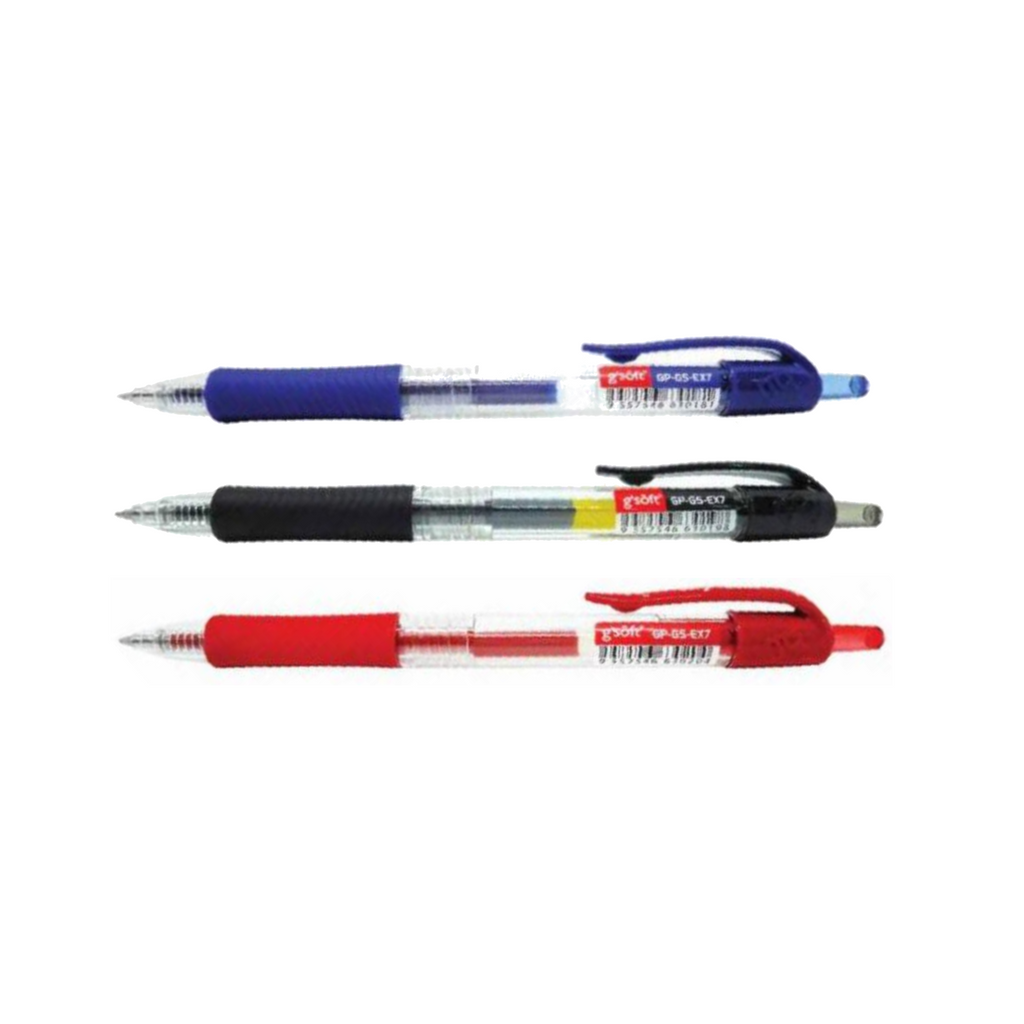 G'Soft EX7 Retractable Gel Ink Pen | 0.7mm