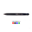 Retractable 4 Colours in 1 Semi Gel Ink Pen | Fine Point  - Dark Barrel
