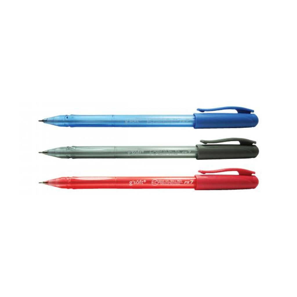 NEW! G'Soft RX7 Semi Gel Ball Point Pen | 0.7mm