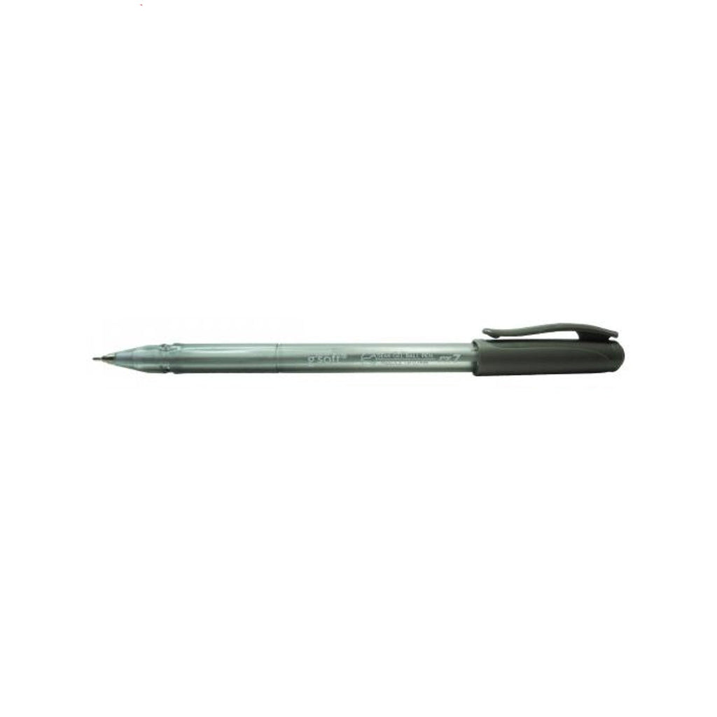 G'Soft RX7 Semi Gel Ball Point Pen | 0.7mm - Black