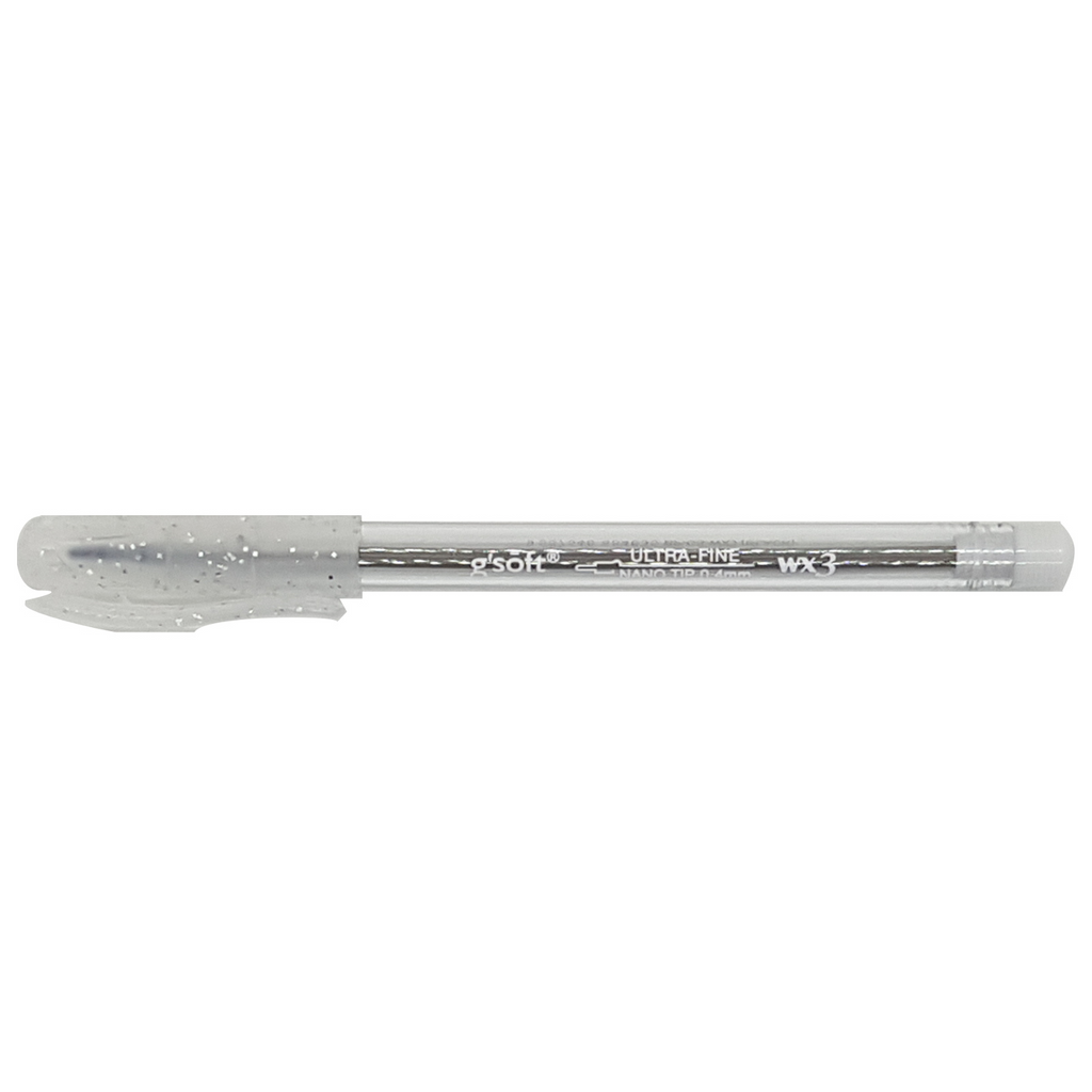 G'Soft Semi Gel Ink WX3 Pen | Nano Tip 0.4mm - Black