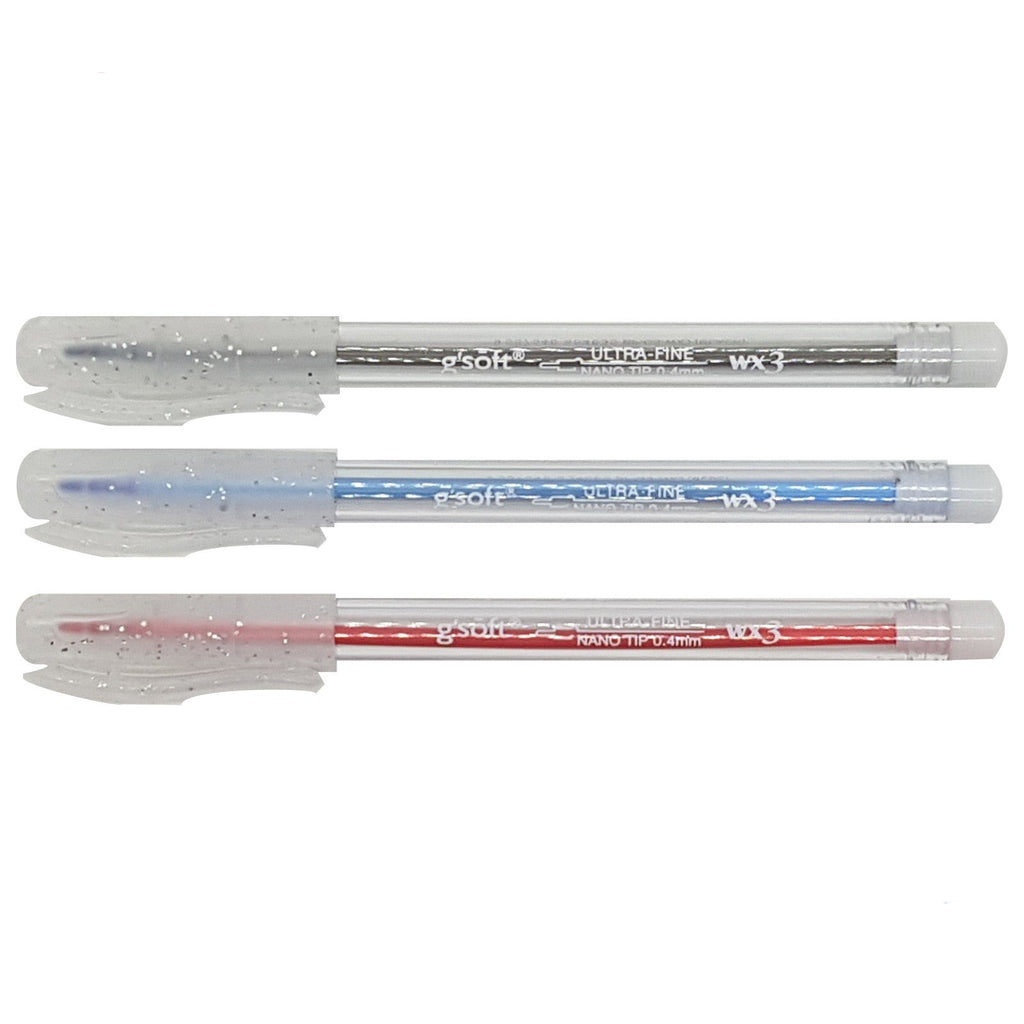 G'Soft Semi Gel Ink WX3 Pen | Nano Tip 0.4mm