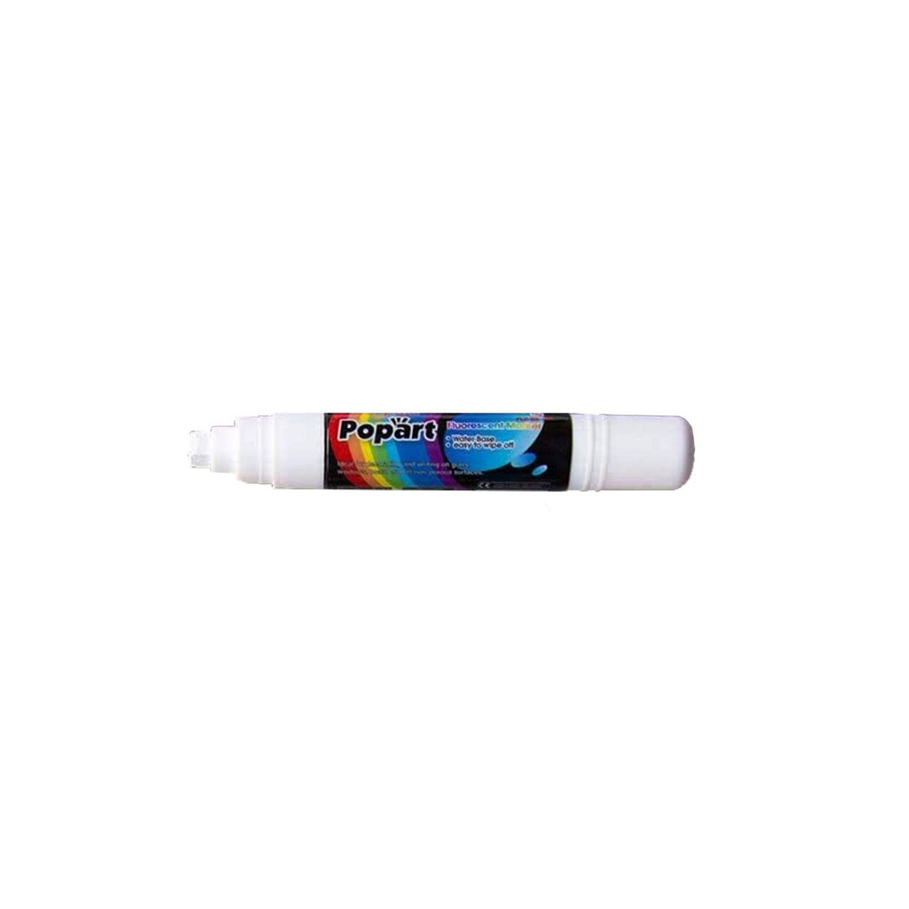 G'Soft Popart Fluorescent Marker Liquid Chalk - 10mm - White
