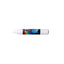 G'Soft Popart Fluorescent Marker Liquid Chalk - 10mm - White