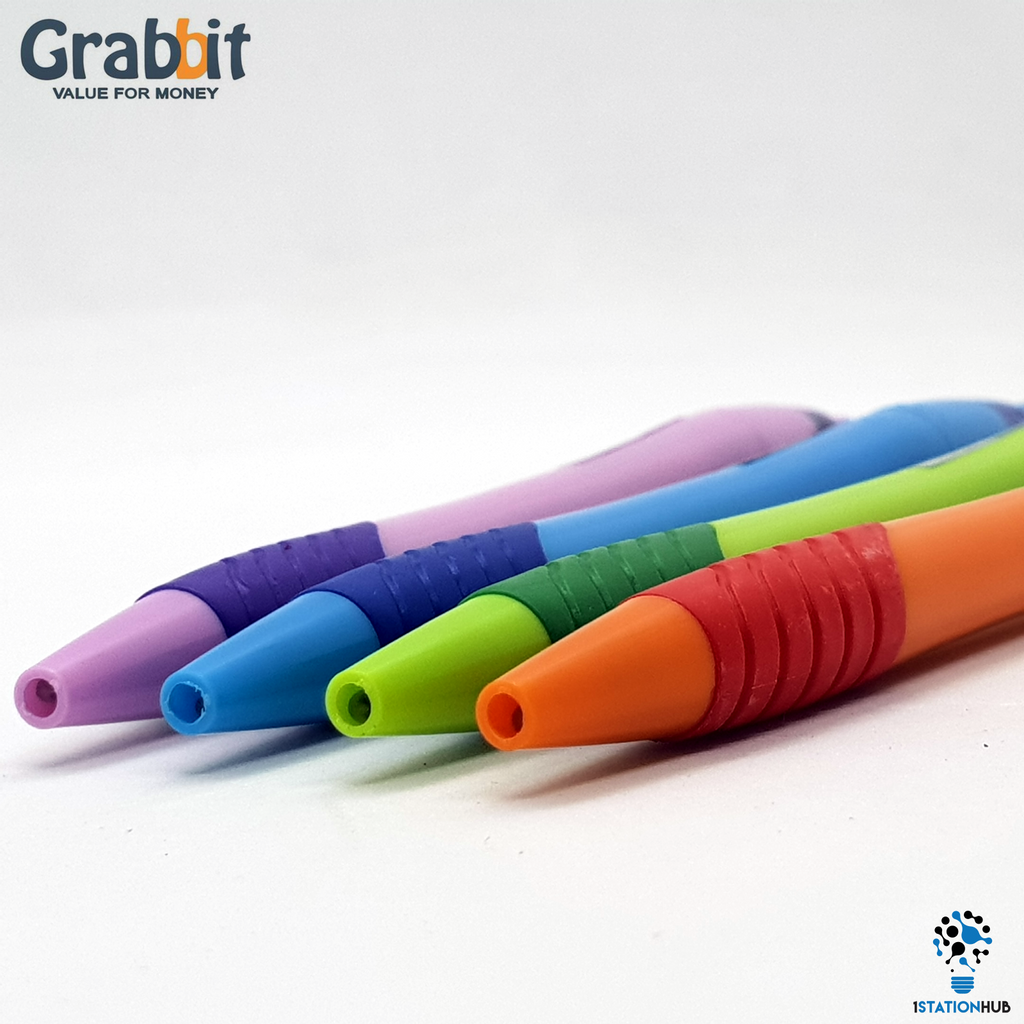 Grabbit Digno Flambo | 0.7mm Needle Tip Pen | Blue Ink