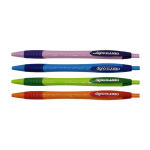 Grabbit Digno Flambo | 0.7mm Needle Tip Pen | Blue Ink