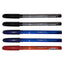 Grabbit Orion T3 Glider Ball Pen | 5 Pens/Pack | 2 Black 2 Blue 1 Red