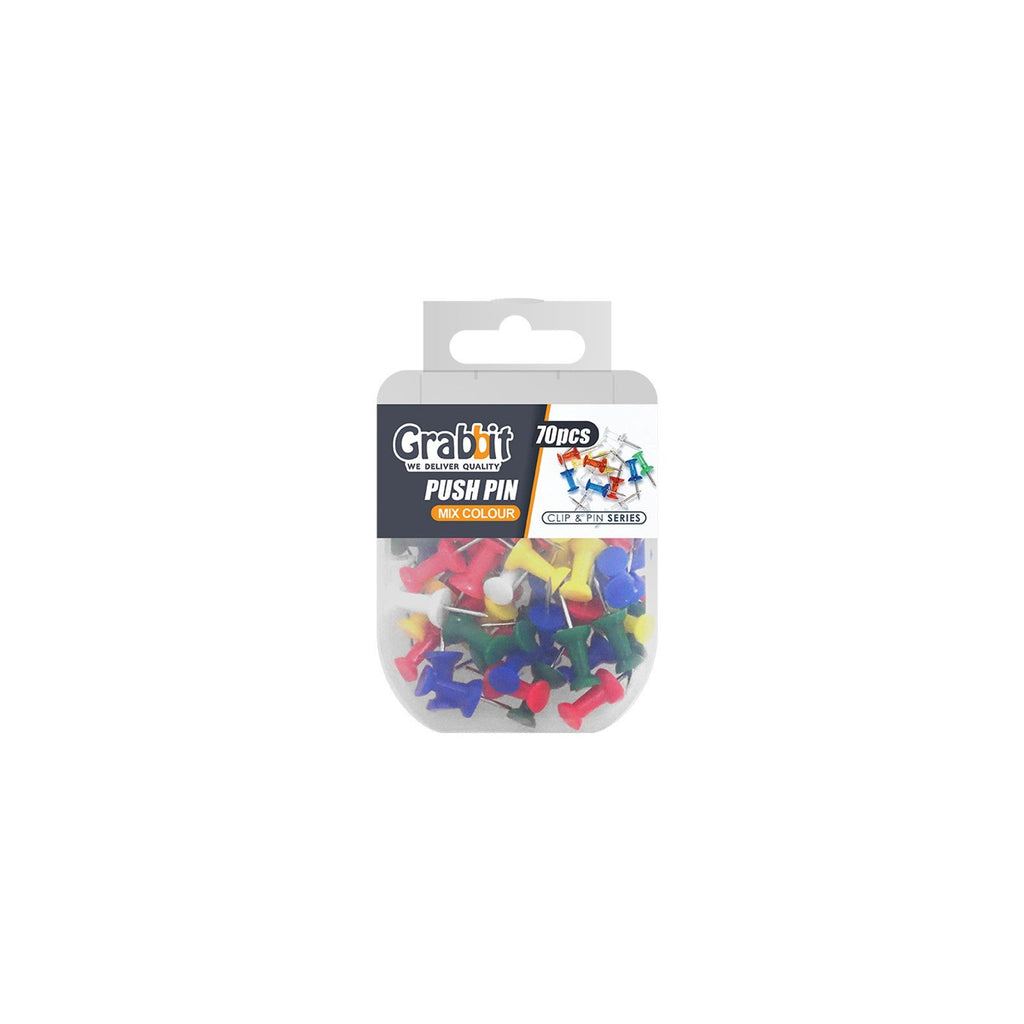 Grabbit Push Pins - Mix Colours