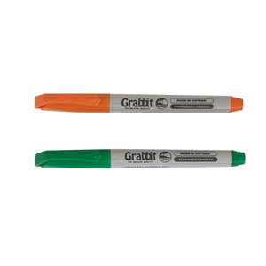 Grabbit Sharpliner Permanent Marker | Orange + Green