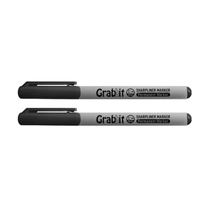 Grabbit Sharpliner Permanent Marker - Black
