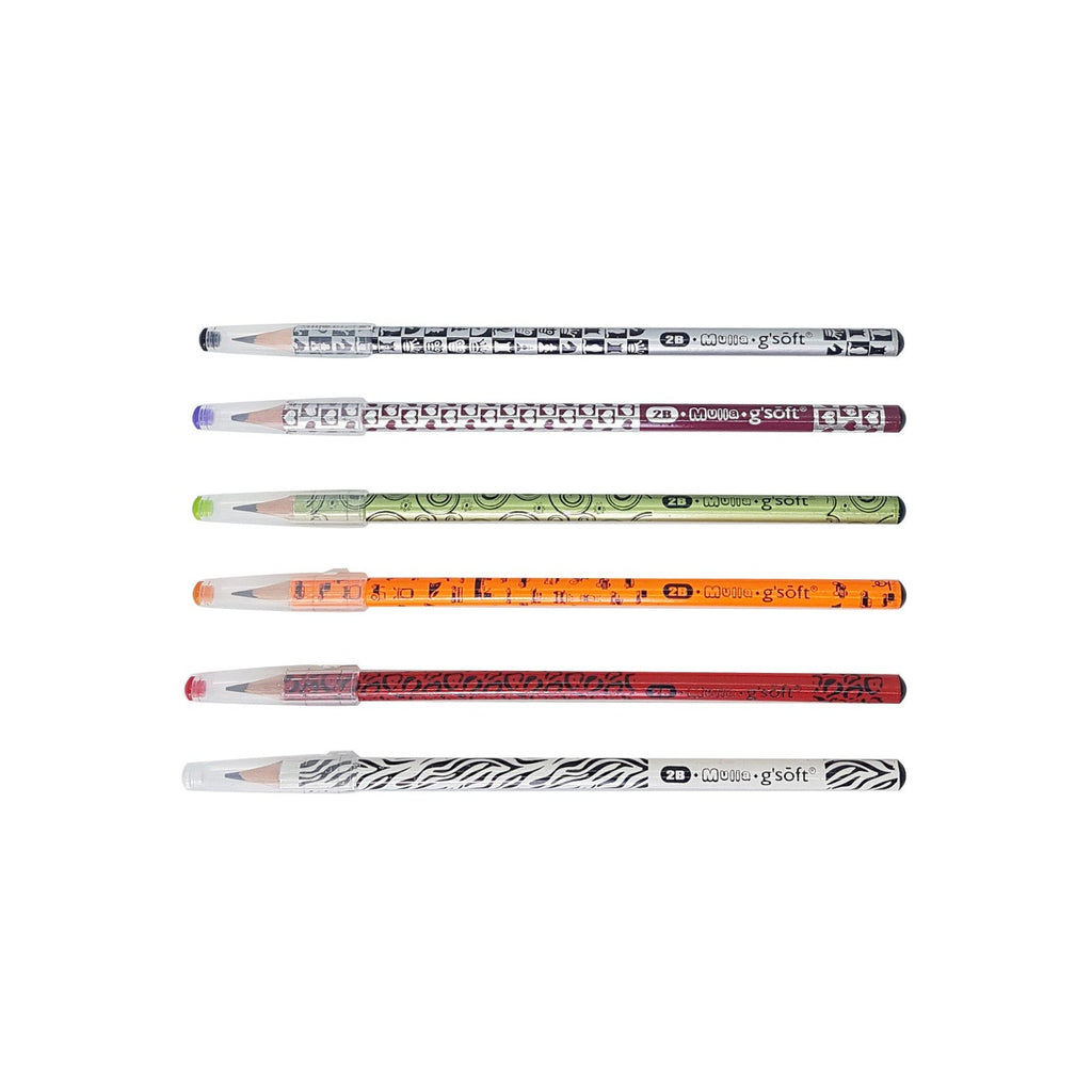 G'Soft Mulia 2B Pencils | Pattern Design