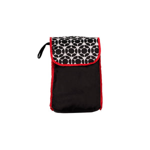 J.L. Childress 5-in-1 Diaper Bag Organizer | Black.Red Floral