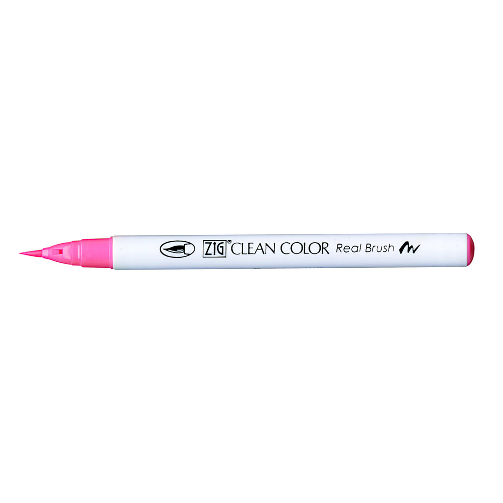 Zig Kuretake Clean Color Real Brush Pen | #003 Fluoro Pink