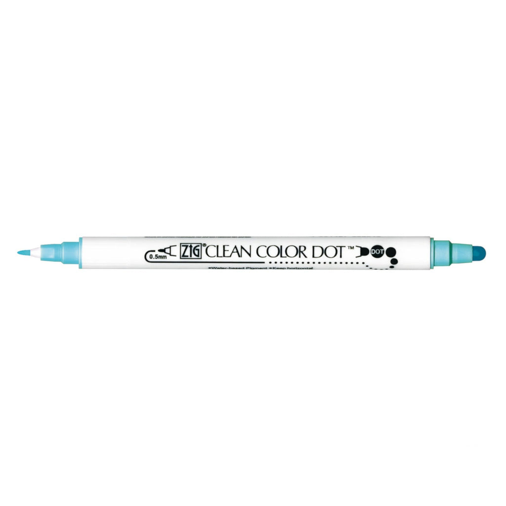  Kuretake ZIG Clean Color Dot Double-Sided Marker - Bluebonnet