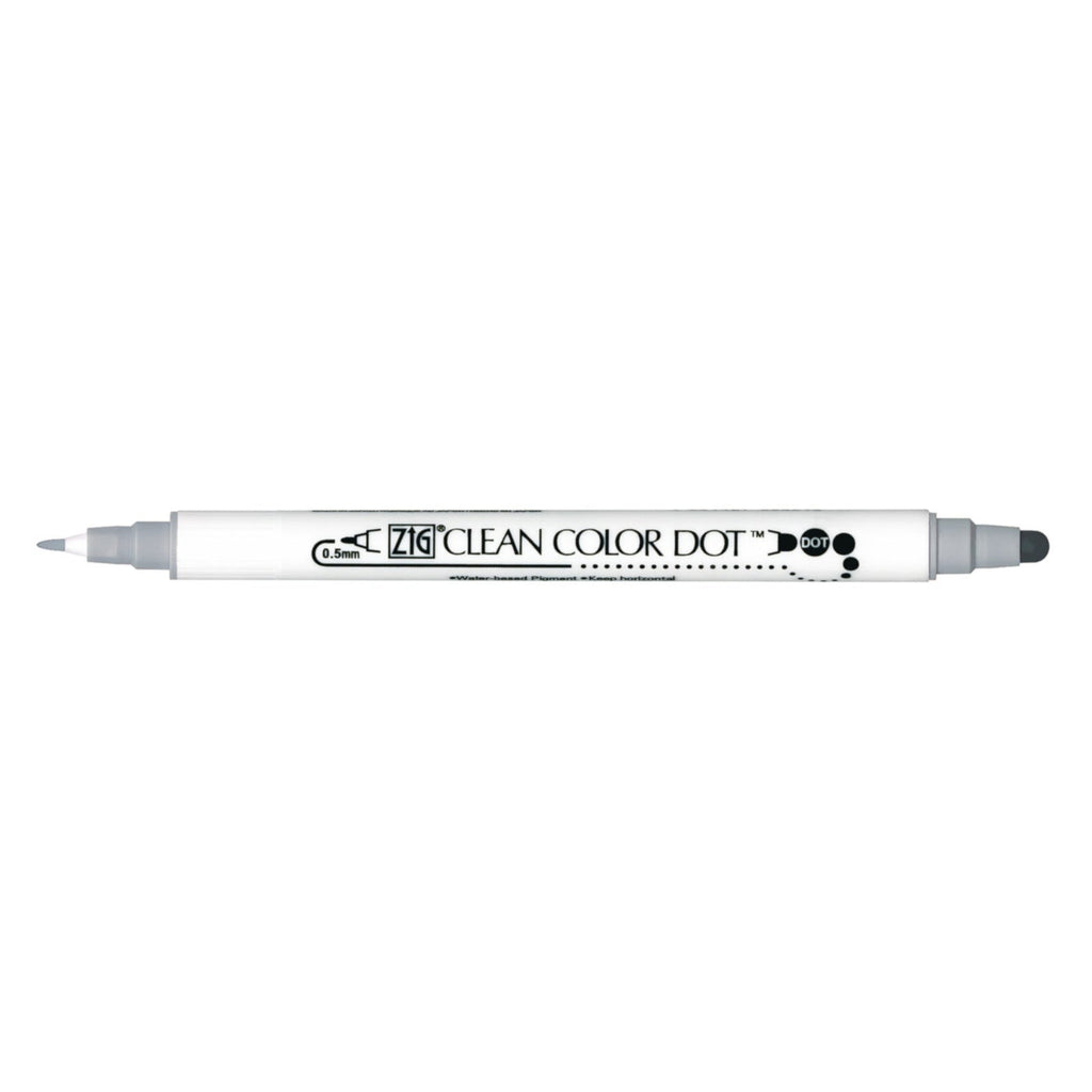 Kuretake Zig Clean Colour Dot Pen - Platinum (#091)