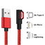 Fast Charging Magnetic Charging & Data Cable | L-Shape - Red