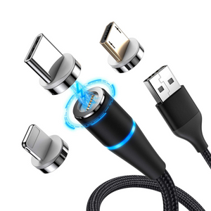 Fast Charging Magnetic Charging & Data Cable |  Round Shape