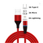 Fast Charging Magnetic Charging & Data Cable |  Round Shape - Red