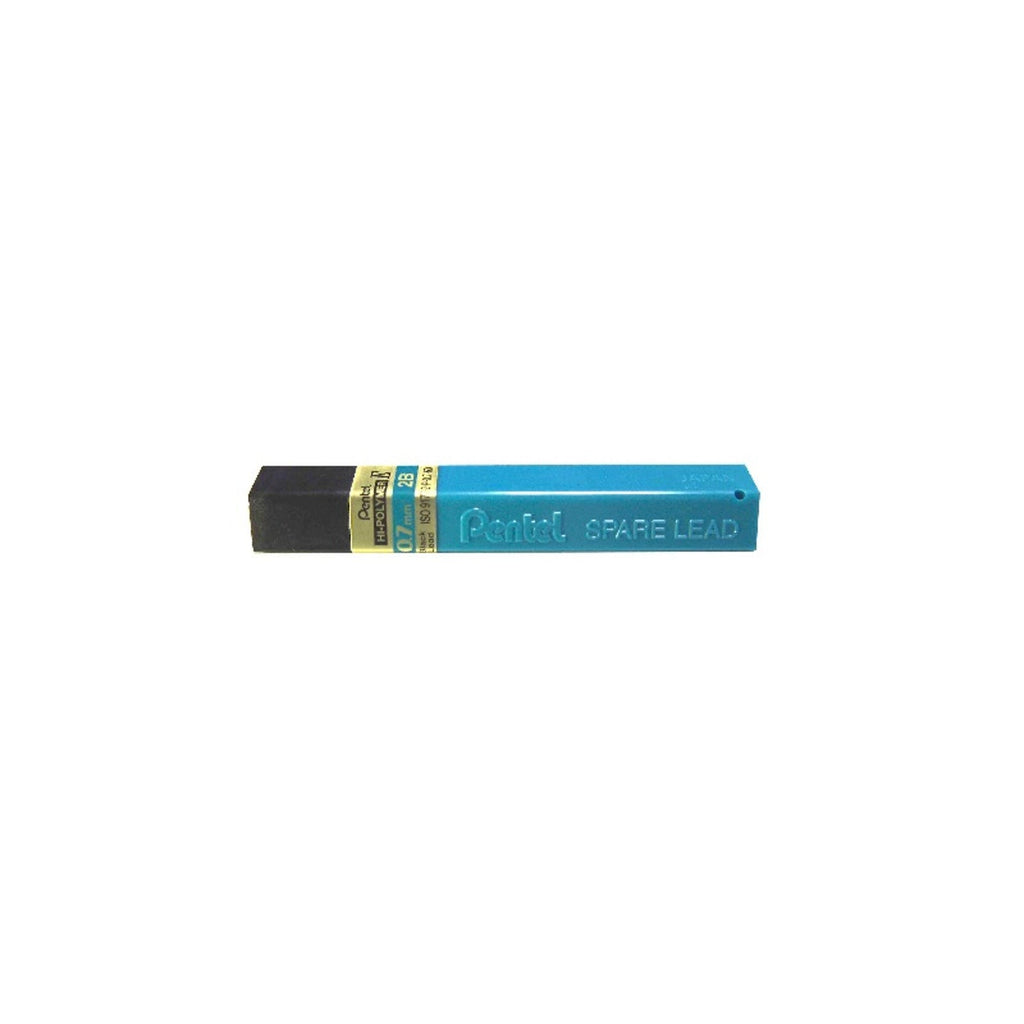 Pentel Hi-Polymer 2B Mechanical Pencil Lead Refill | Blue 0.7mm